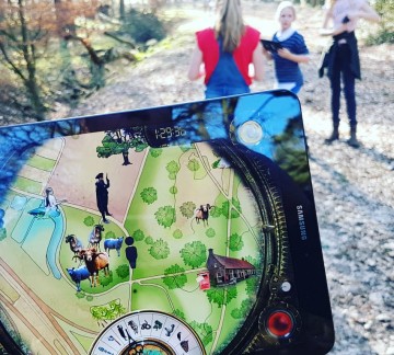 The Nature Game Drenthe Tablet view